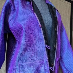 REVERSIBLE Iridescent Black/Purple